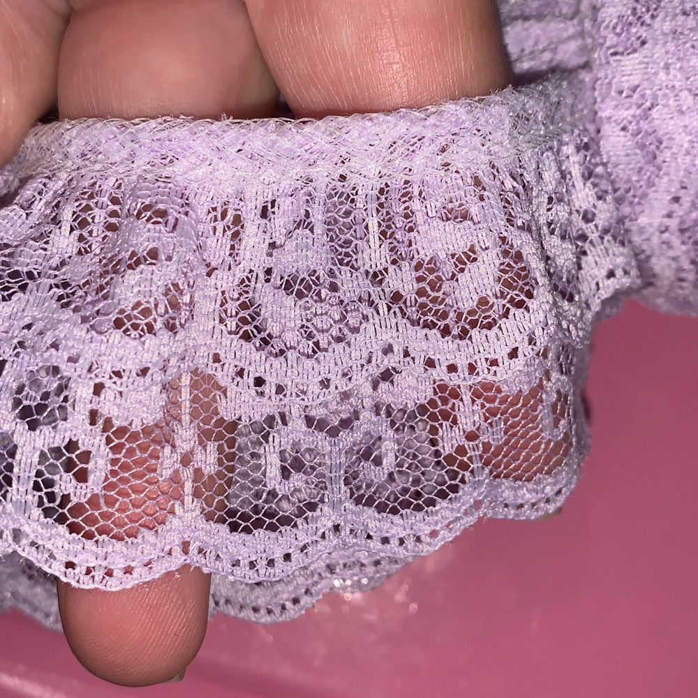 7 Yds. Lavender Lace Trim  1.5 inch Sewing